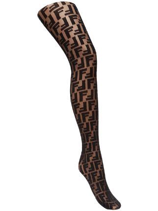 fendi socks women|fendi logo embroidered tights.